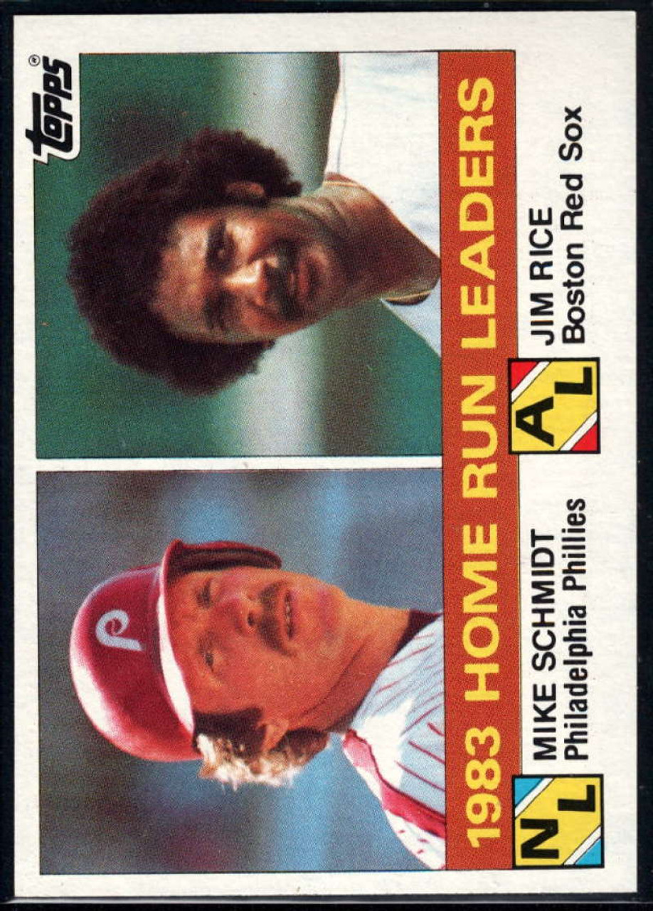 Mike Schmidt / Tony Perez / Dave Kingman 1984 Topps NL Home Run