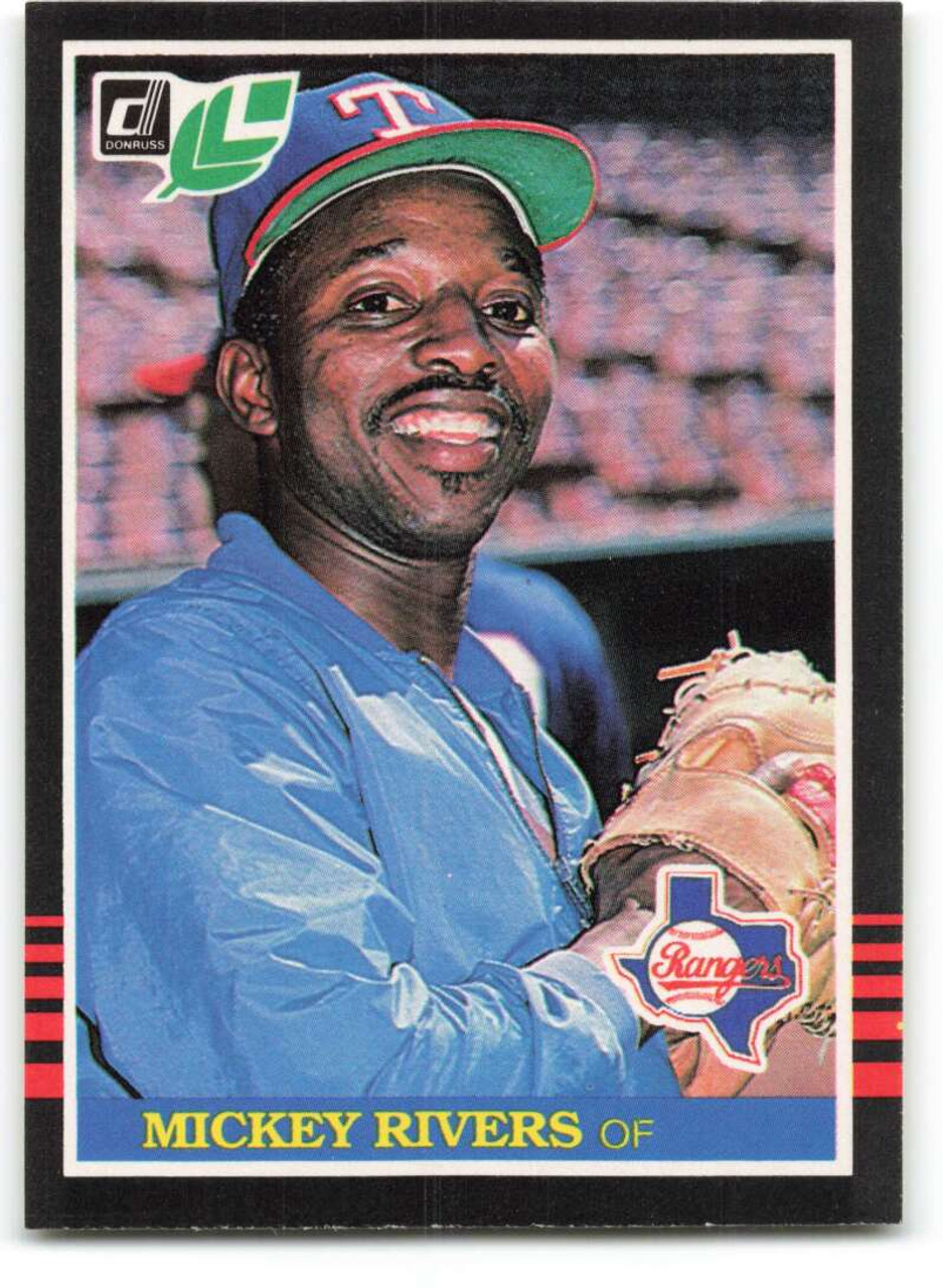 1983 Donruss #394 Mickey Rivers VG Texas Rangers - Under the Radar Sports