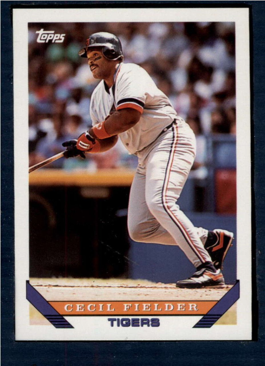 1993 Topps #80 Cecil Fielder VG Detroit Tigers - Under the Radar Sports