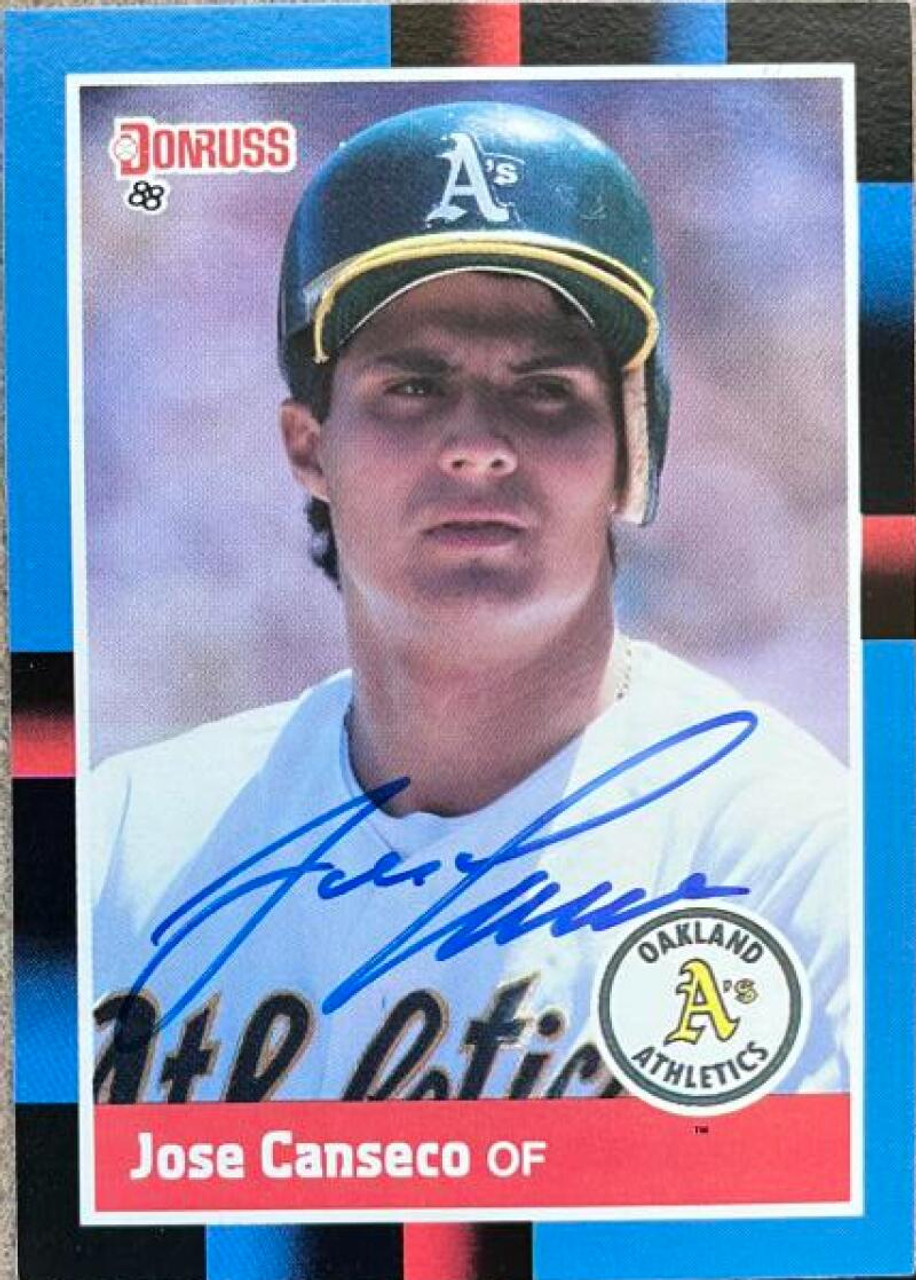 Jose Canseco Autographed 1988 Donruss #302 - Under the Radar Sports
