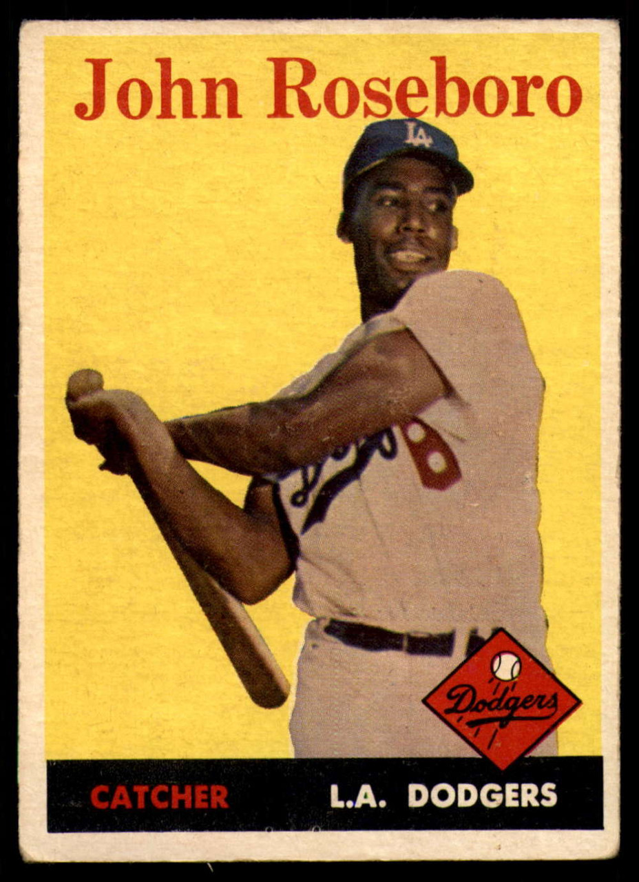 1958 Topps #42 John Roseboro UER VG RC Rookie Los Angeles Dodgers