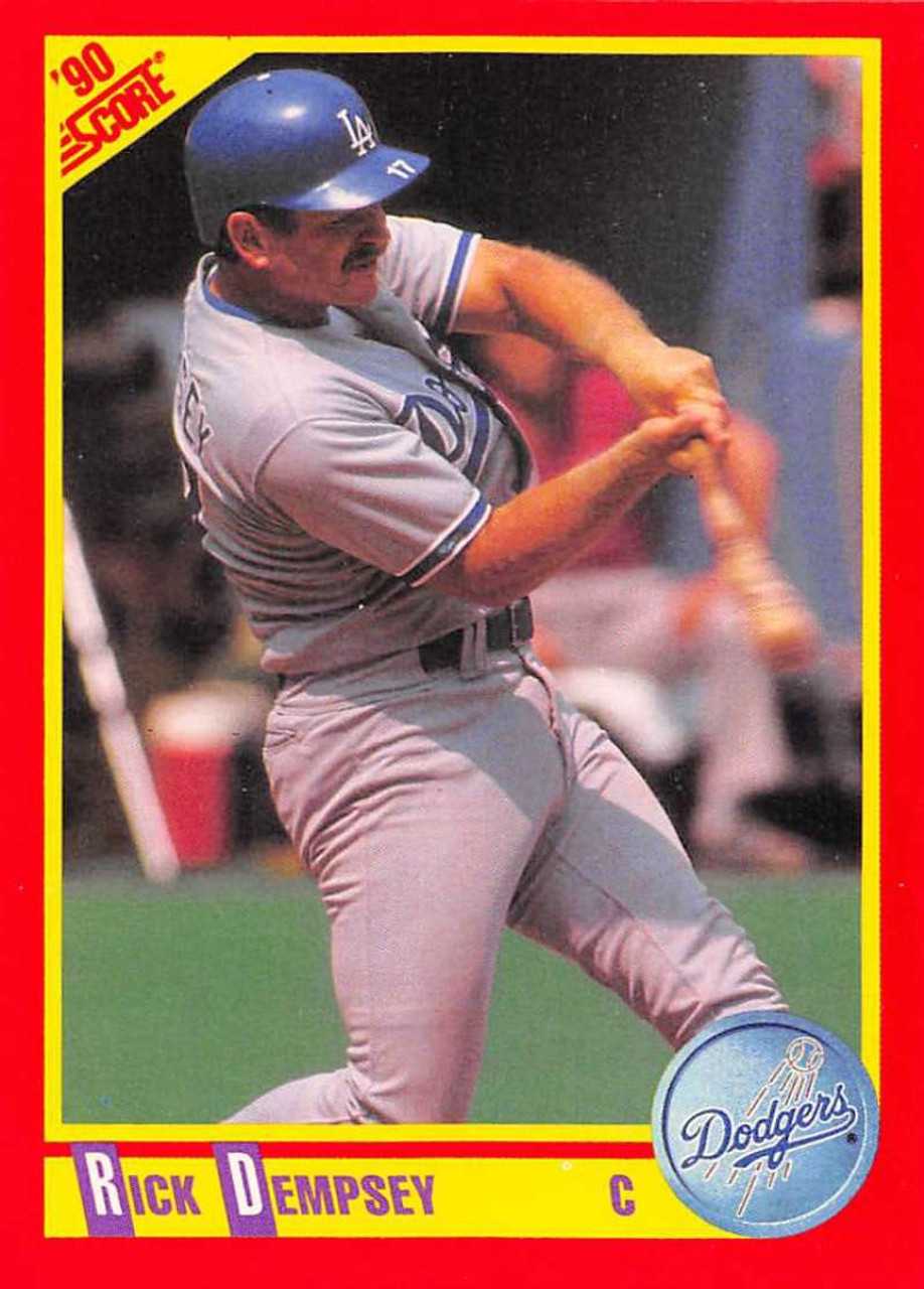1990 Score #414 Rick Dempsey VG Los Angeles Dodgers