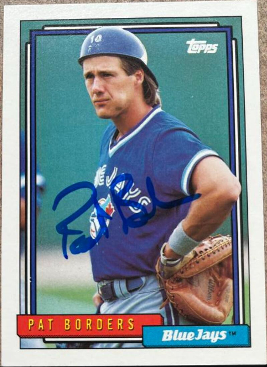 1992 Score Baseball Card Pat Borders Toronto Blue Jays #288