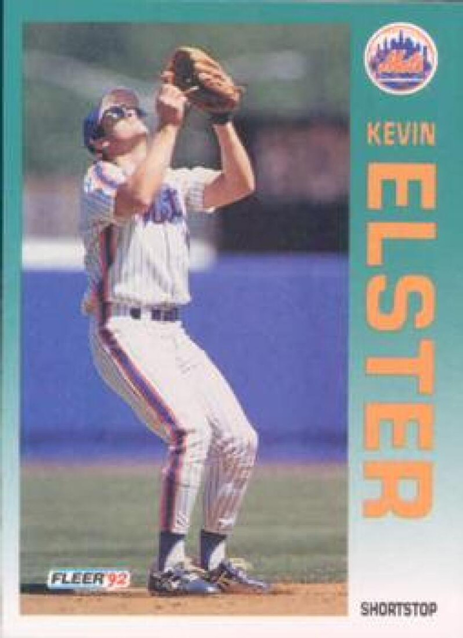  1989 Fleer #34 Kevin Elster New York Mets Baseball