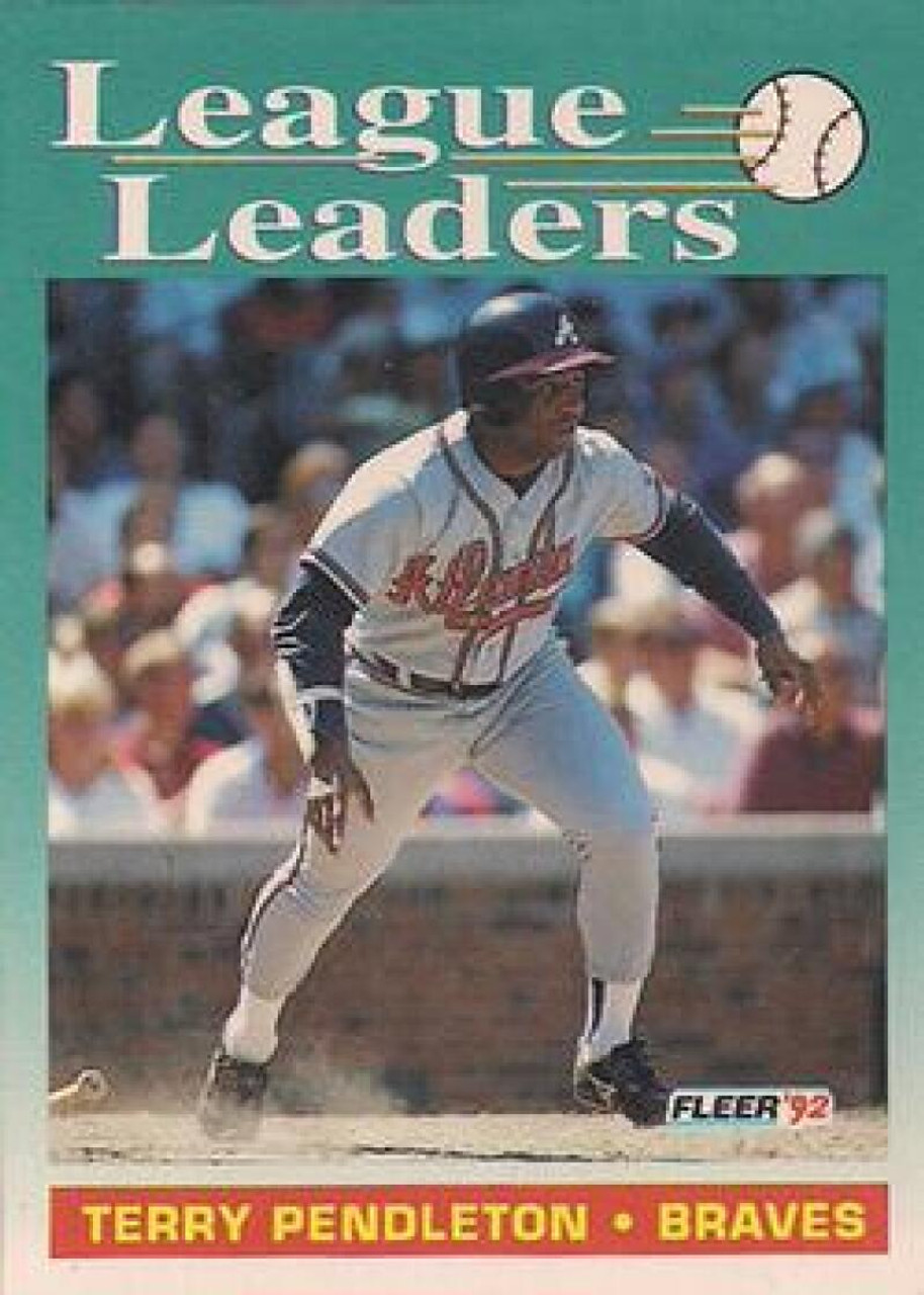1992 Bowman #254 Terry Pendleton VG Atlanta Braves - Under the Radar Sports