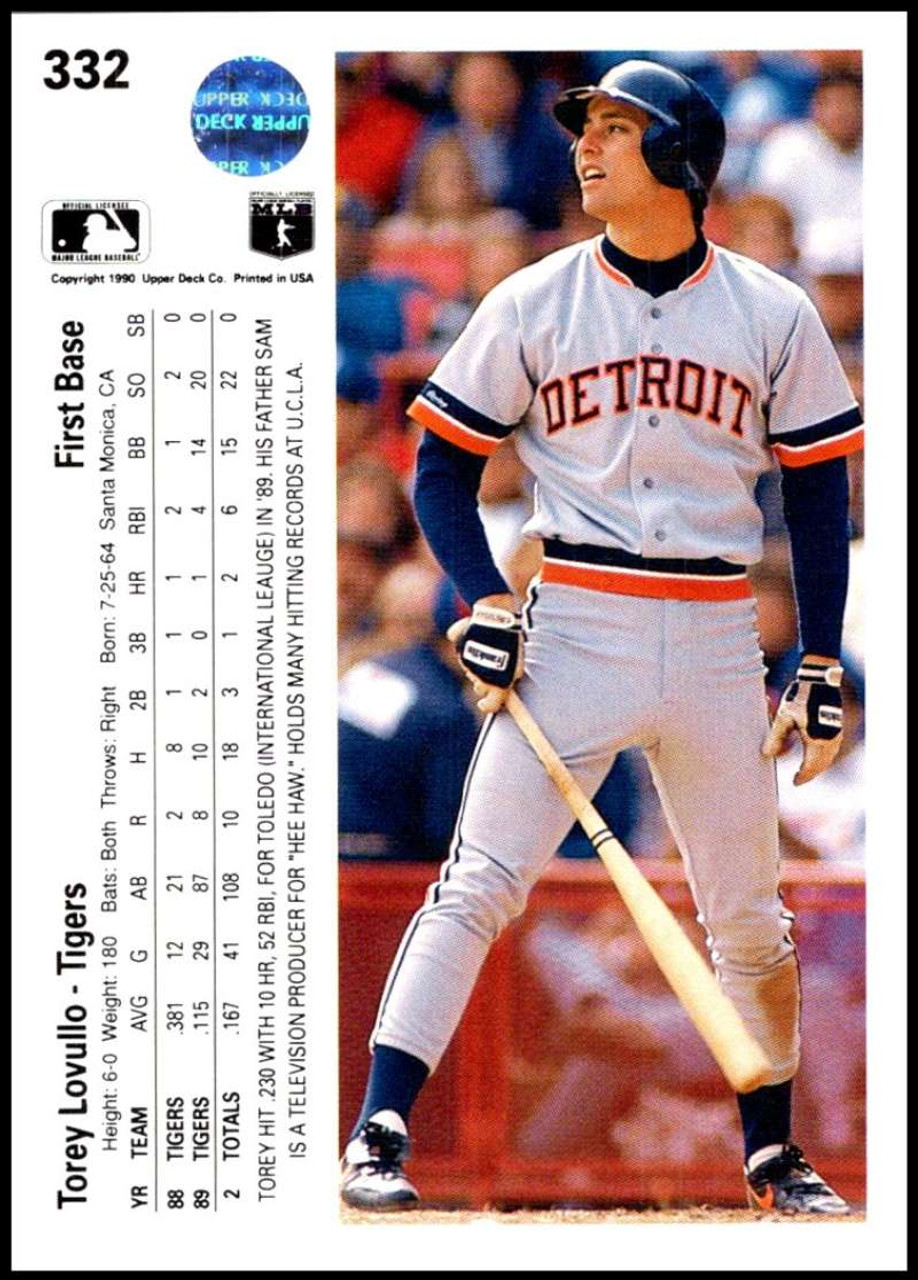 1990 Upper deck #327 Lou Whitaker - Detroit Tigers (Baseball Cards