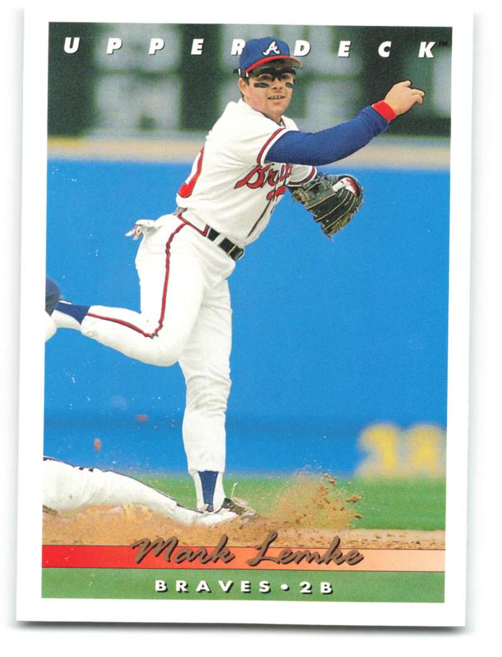 1993 Topps #116 Mark Lemke VG Atlanta Braves - Under the Radar Sports