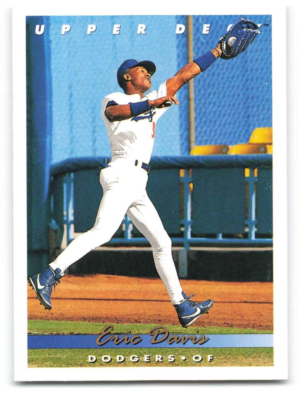 1994 Eric Davis Detroit Tigers Game Worn Jersey.  Baseball