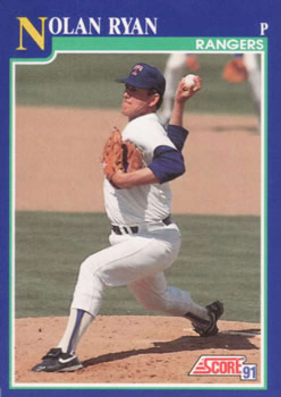 1991 Topps #6 Nolan Ryan RB VG Texas Rangers