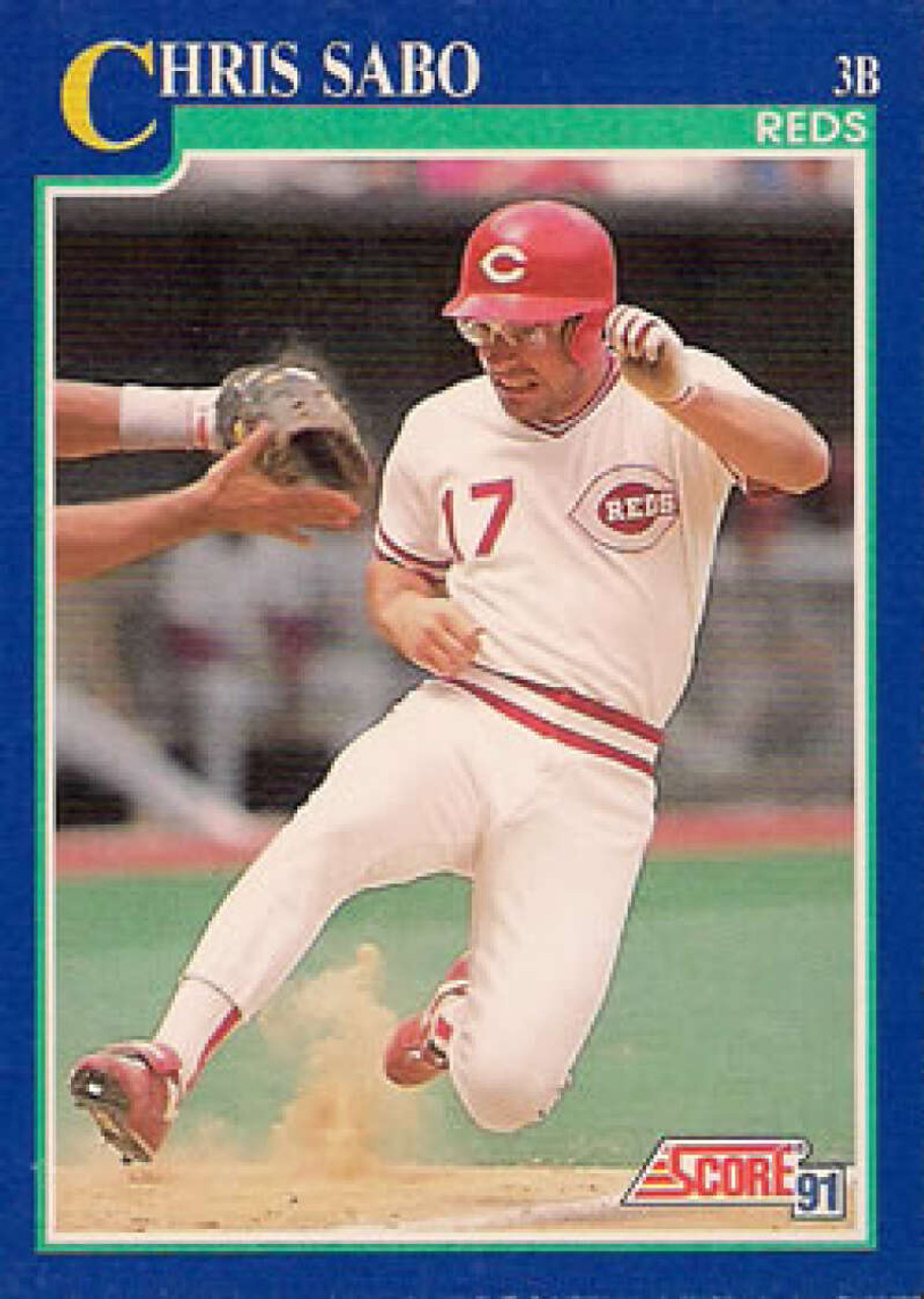 Chris Sabo 92' Baseball Card