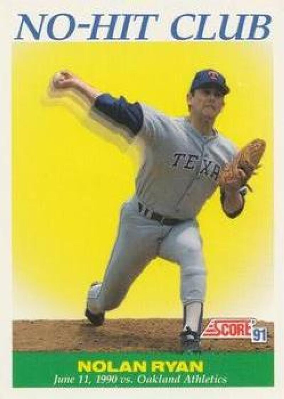 1991 Topps #6 Nolan Ryan RB VG Texas Rangers - Under the Radar Sports