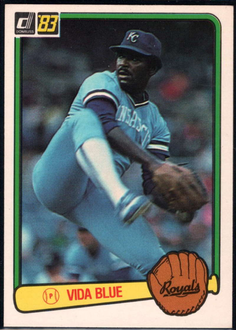 1983 Topps #471 Willie Wilson/Vida Blue Royals Batting & Pitching Leaders  VG Kansas City Royals - Under the Radar Sports