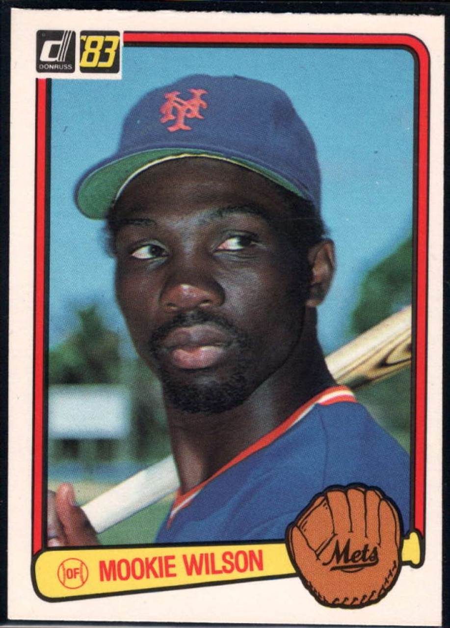 Mookie Wilson 1983 Fleer #560 New York Mets Baseball Card