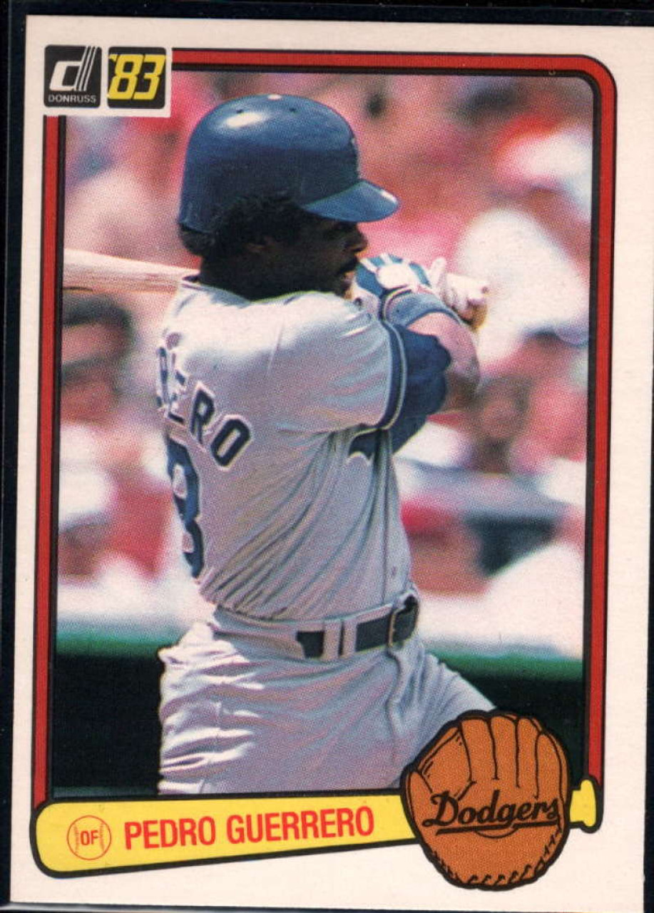 1988 Pedro Guerrero Donruss Baseball Card #278