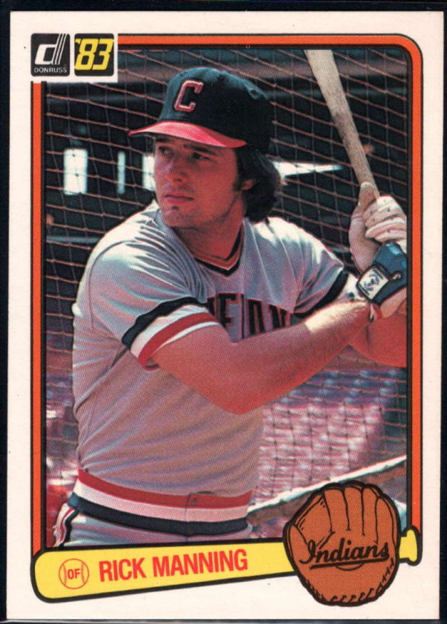 1983 Fleer #413 Rick Manning VG Cleveland Indians - Under the Radar Sports