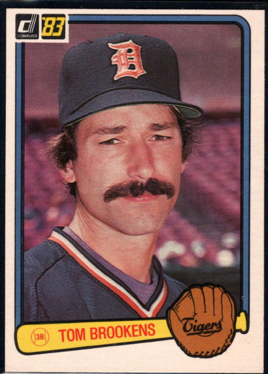  1987 Donruss #296 Tom Brookens Detroit Tigers MLB