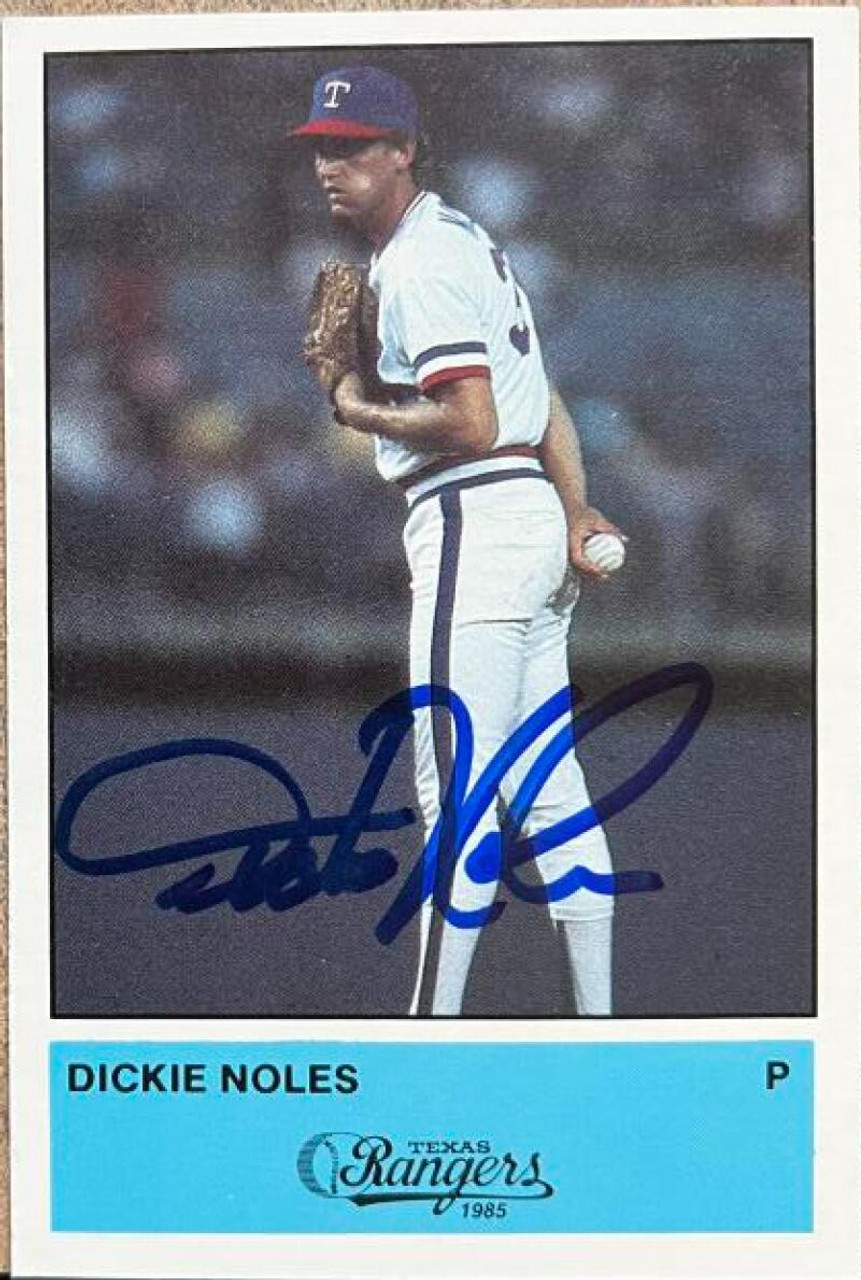 Mitch Williams autographed baseball card (Texas Rangers) 1987