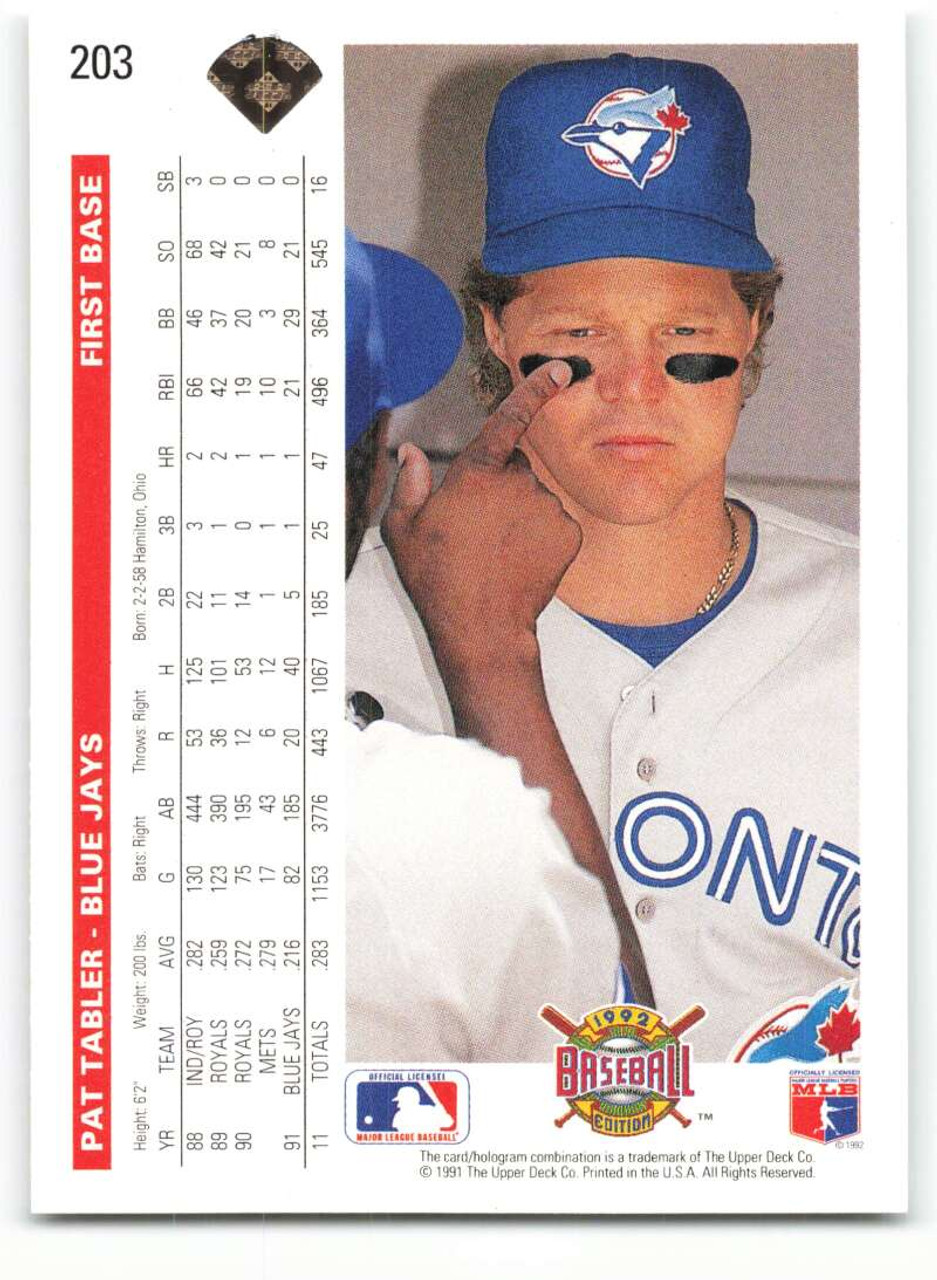 Pat Borders Autographed 1992 Upper Deck #140 - Under the Radar Sports