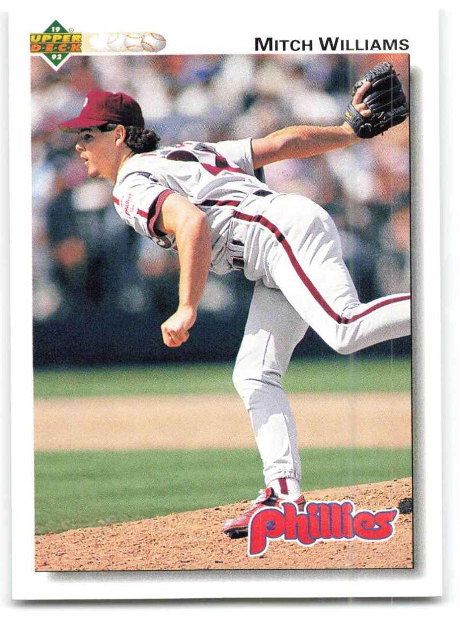 1992 Stadium Club #499 Mitch Williams VG Philadelphia Phillies - Under the  Radar Sports