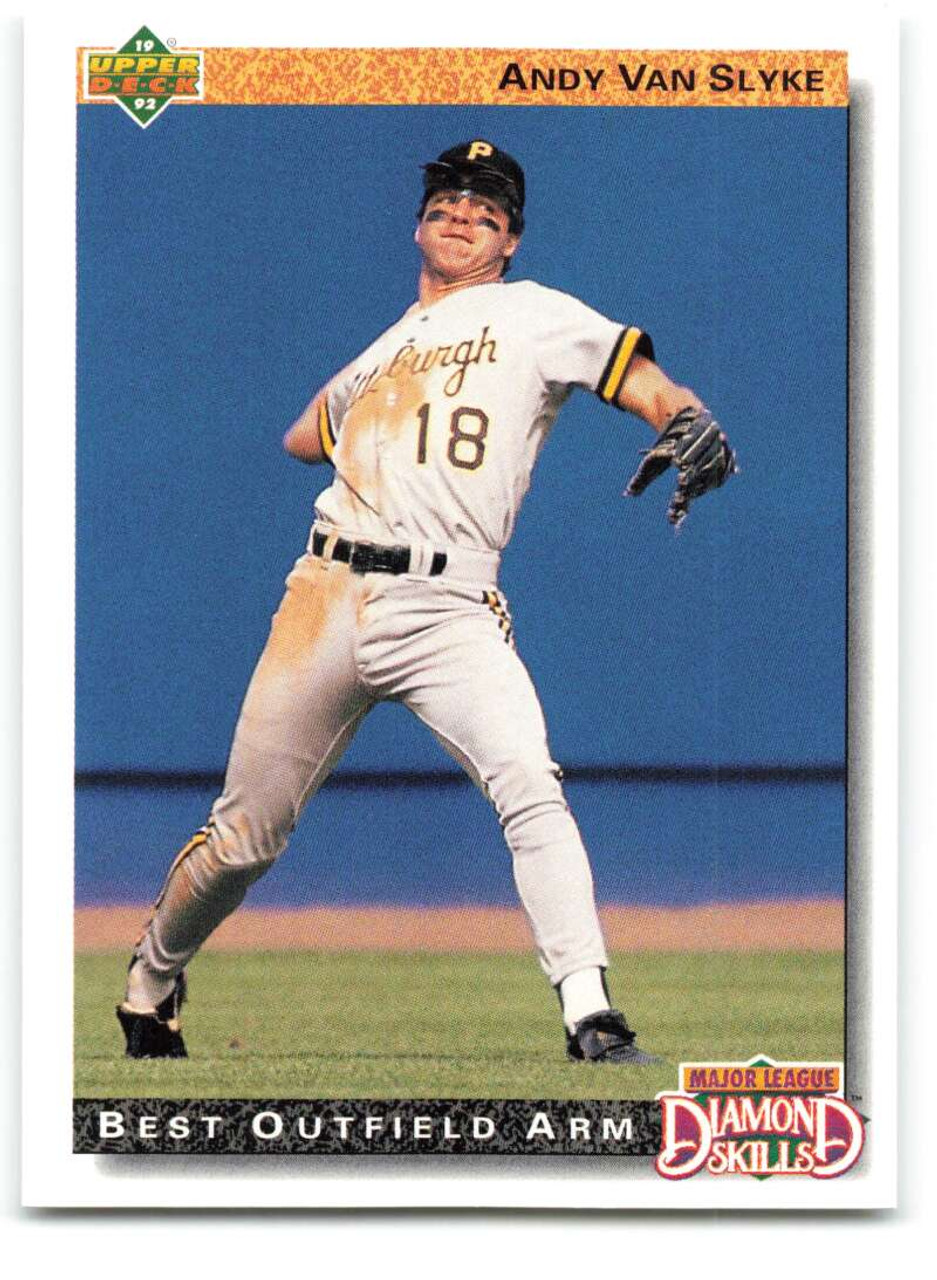  1990 Upper Deck # 536 Andy Van Slyke Pittsburgh