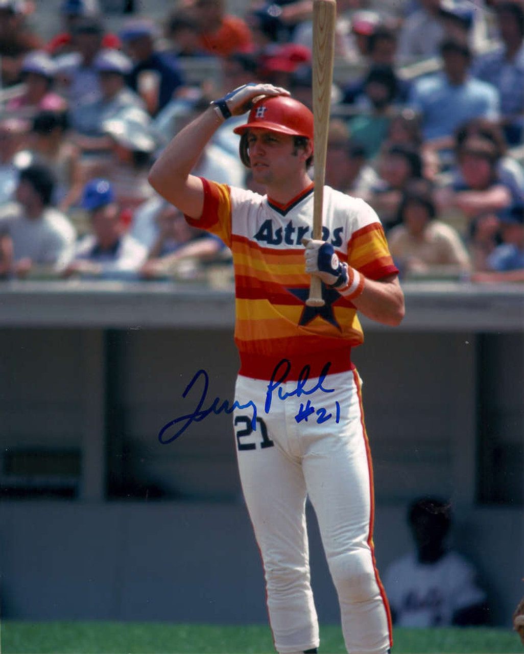 Terry Puhl Autographed Astros 8 x 10 Photo 3 - Under the Radar Sports