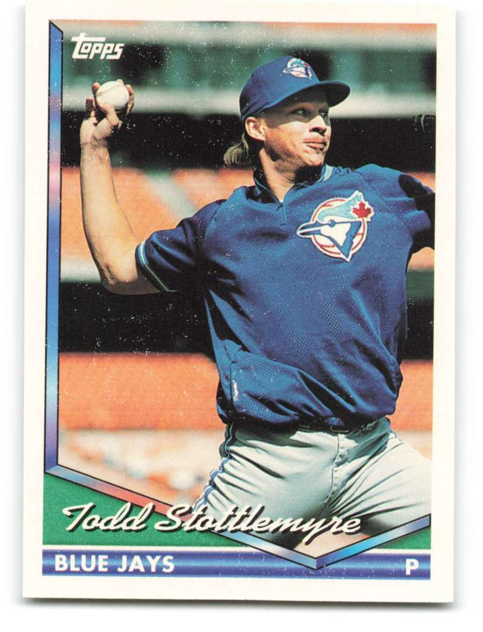 1994 Topps #155 Todd Stottlemyre VG Toronto Blue Jays - Under the Radar  Sports