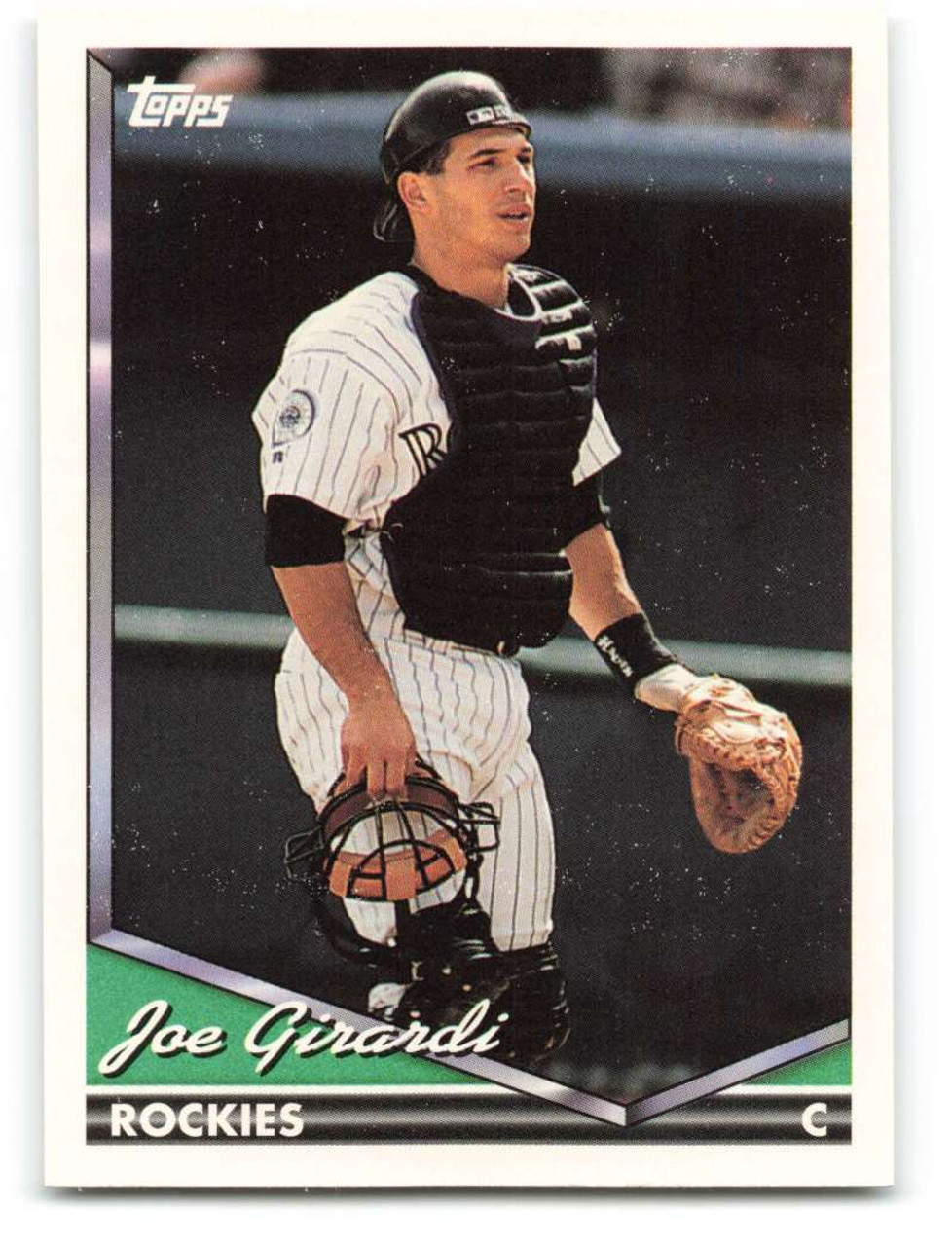 1994 Topps #372 Joe Girardi VG Colorado Rockies - Under the Radar Sports