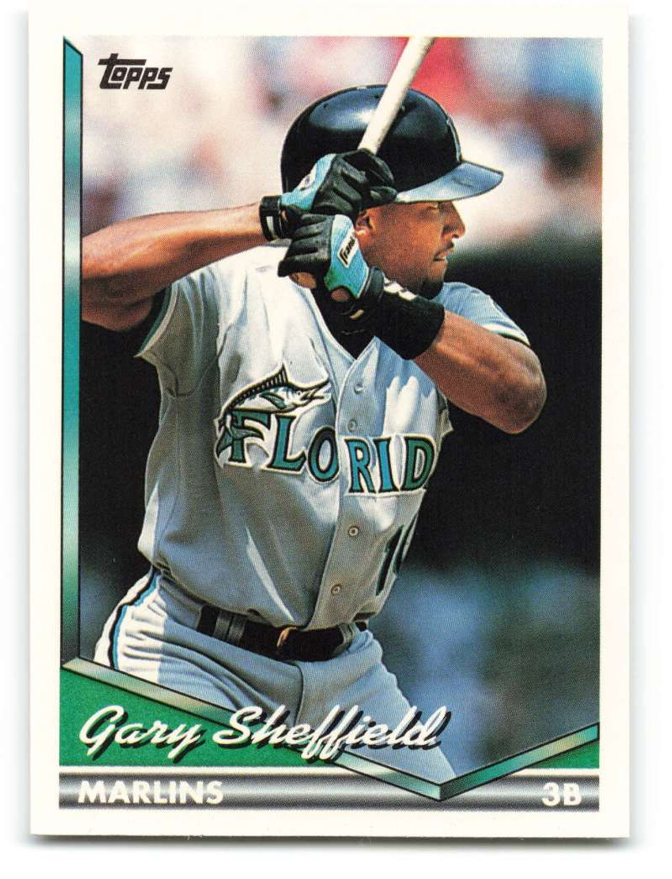 1994 Topps #560 Gary Sheffield VG Florida Marlins - Under the Radar Sports