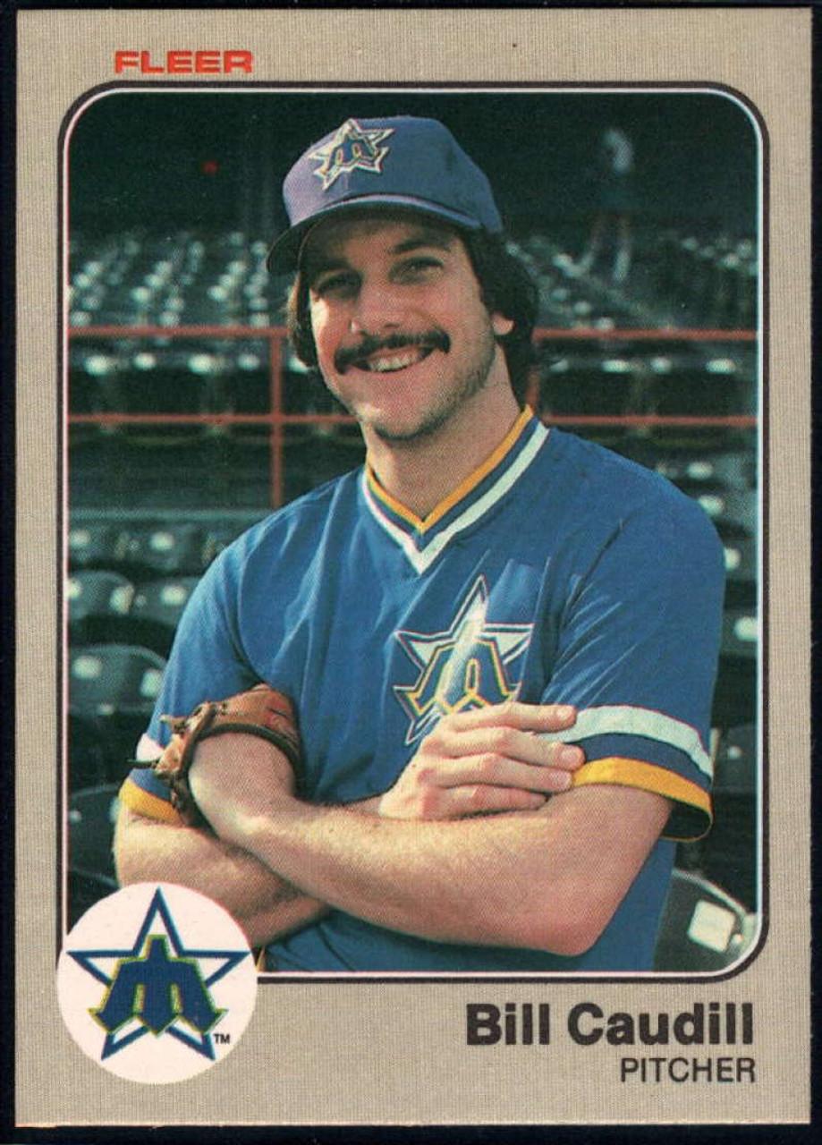  1984 Fleer #608 Bill Caudill Seattle Mariners Baseball