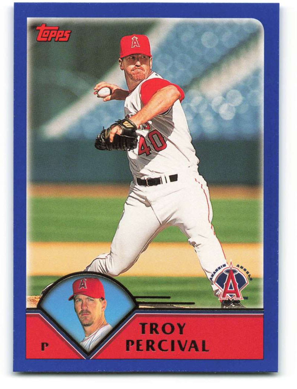 1997 Topps #156 Troy Percival VG Anaheim Angels - Under the Radar Sports