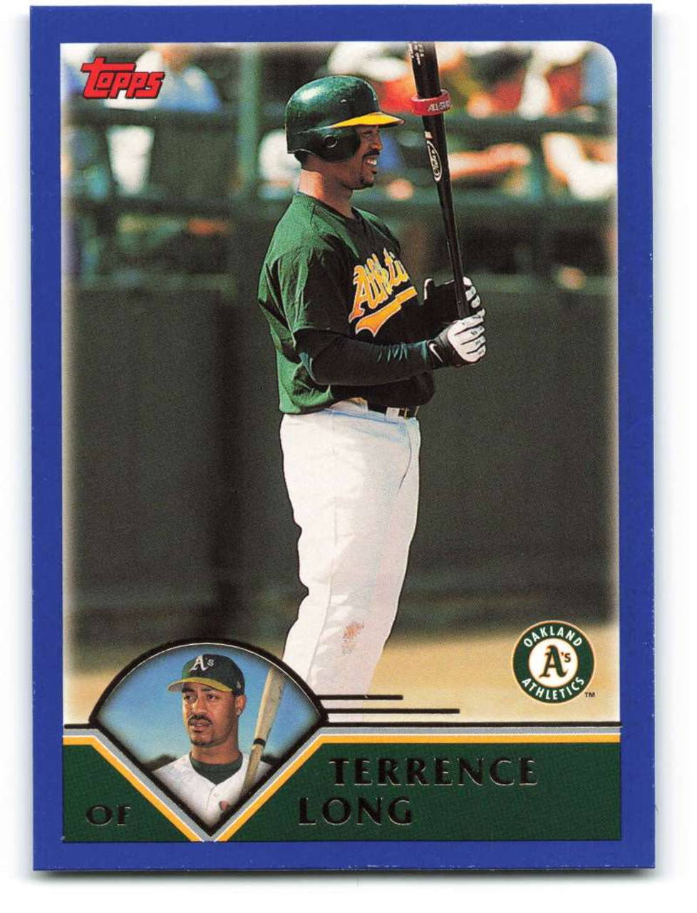 2003 Topps #175 Terrence Long VG Oakland Athletics - Under the