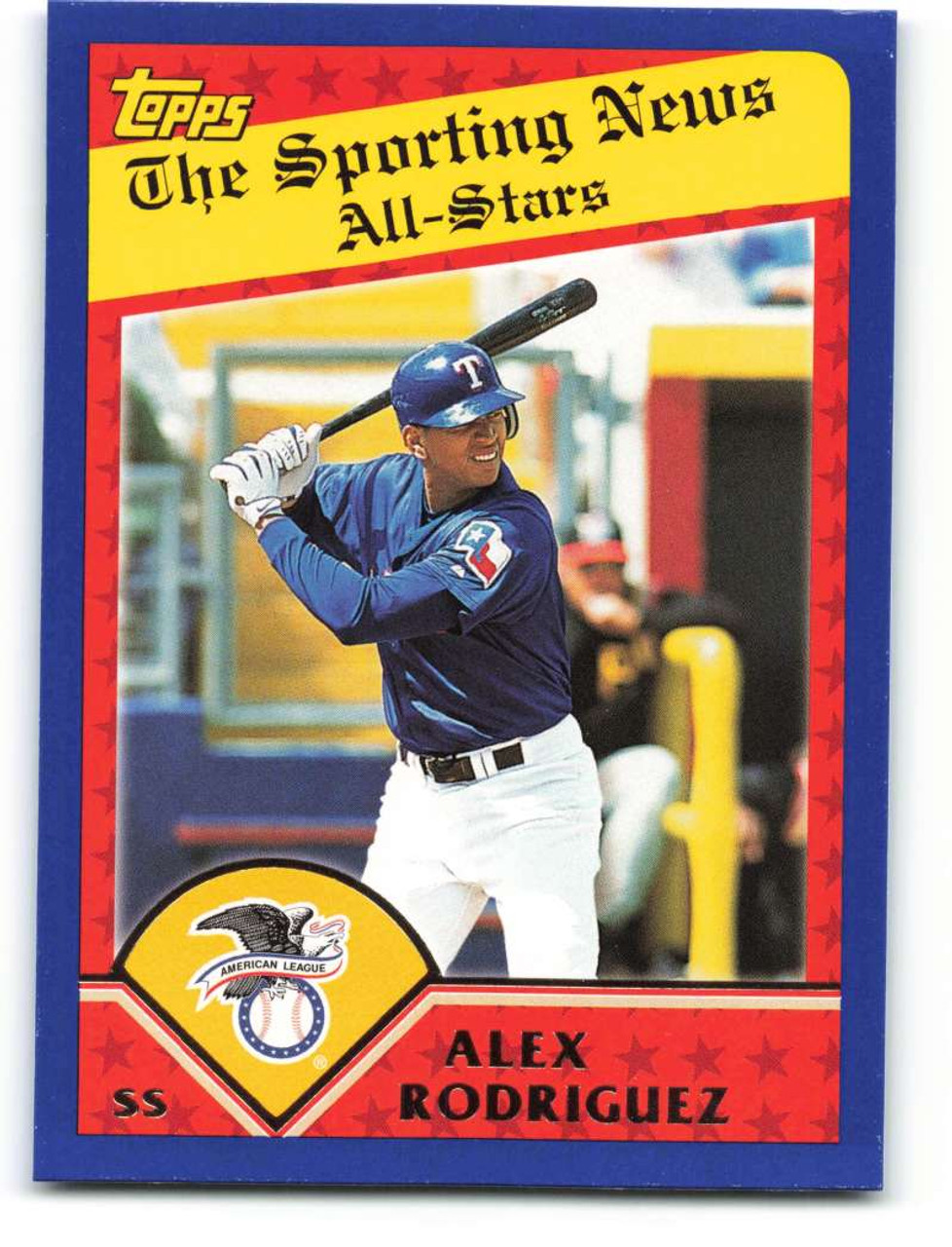 2003 Topps #690 Alex Rodriguez AW VG Texas Rangers - Under the Radar Sports