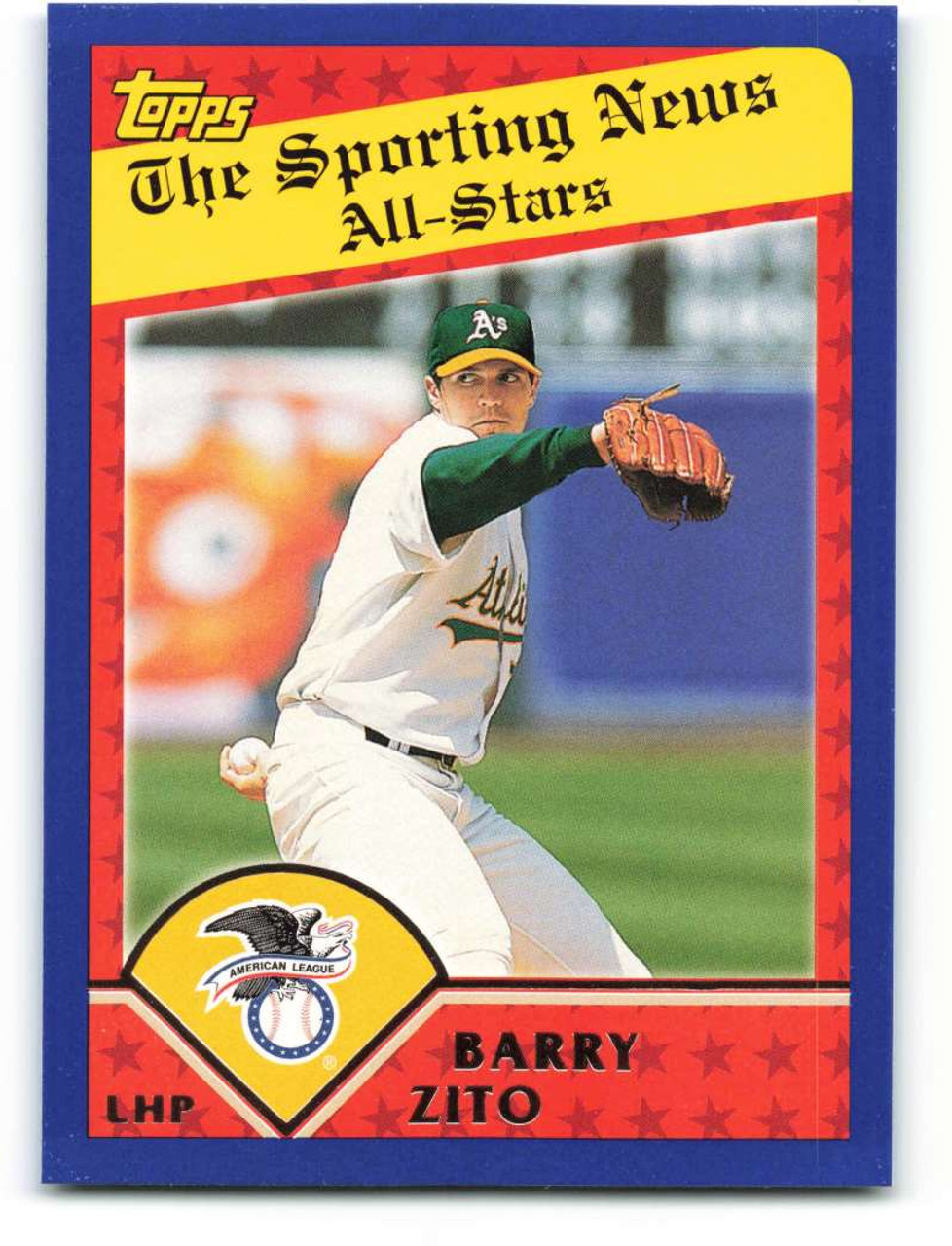 2003 Topps #365 Barry Zito AS VG Oakland Athletics