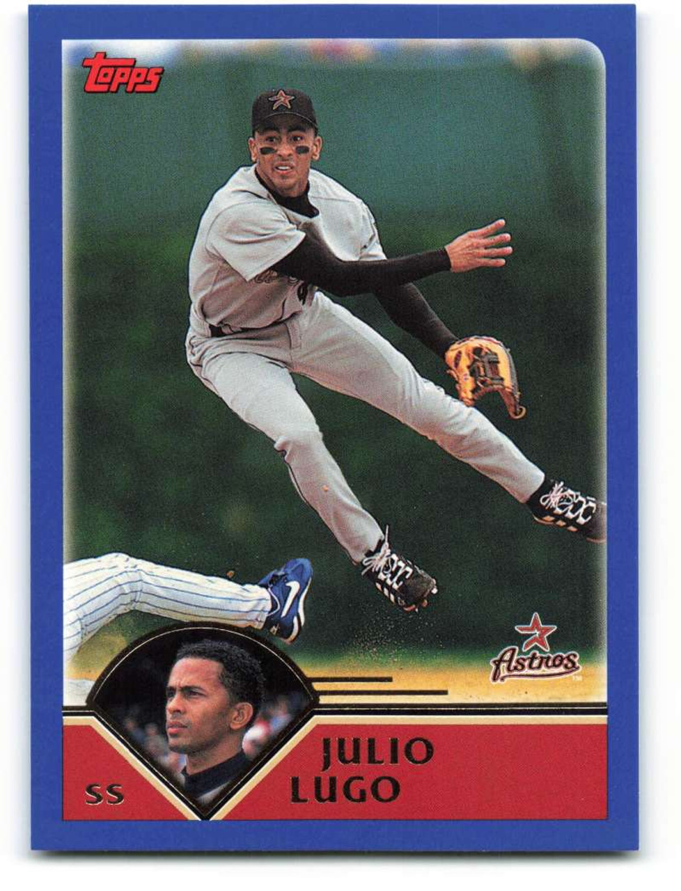 2003 Topps #452 Julio Lugo VG Houston Astros - Under the Radar Sports