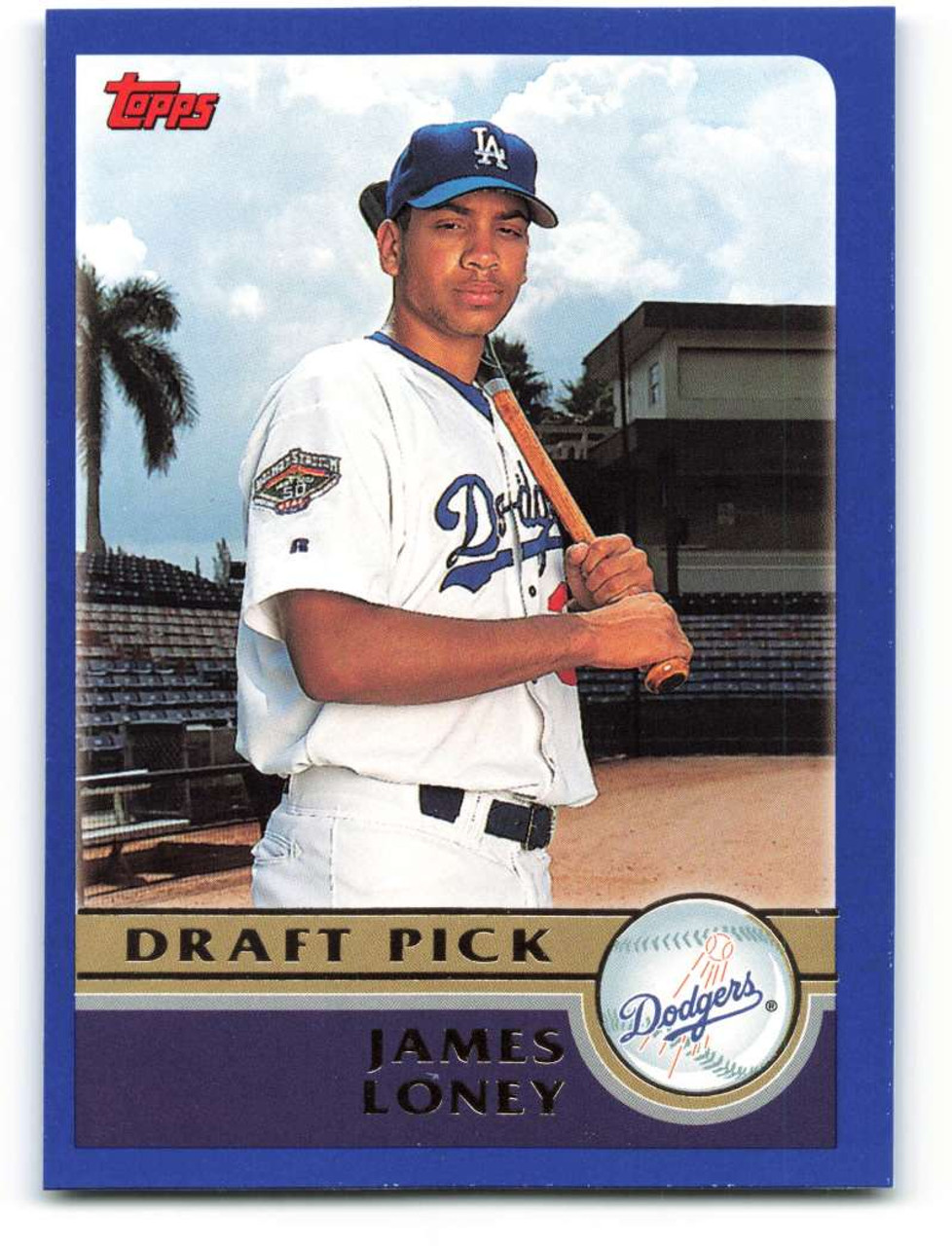 2003 Topps #672 James Loney VG RC Rookie Los Angeles Dodgers