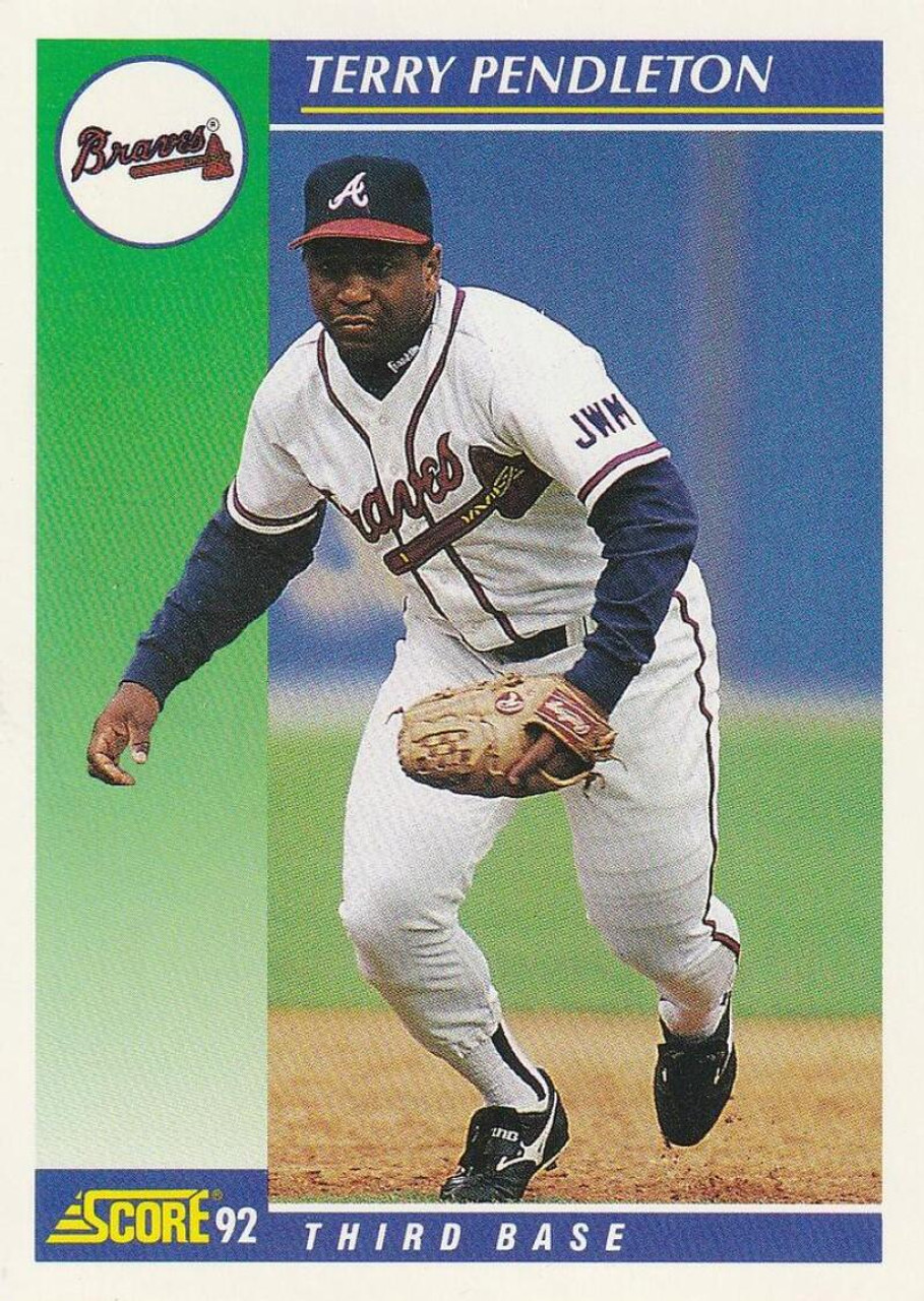 1992 Bowman #254 Terry Pendleton VG Atlanta Braves - Under the Radar Sports