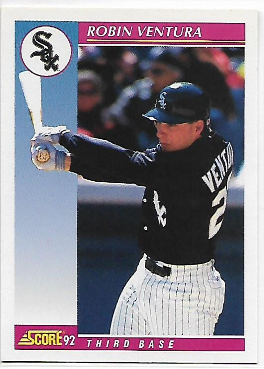 1990 Score Robin Ventura Rookie Card #595 White Sox