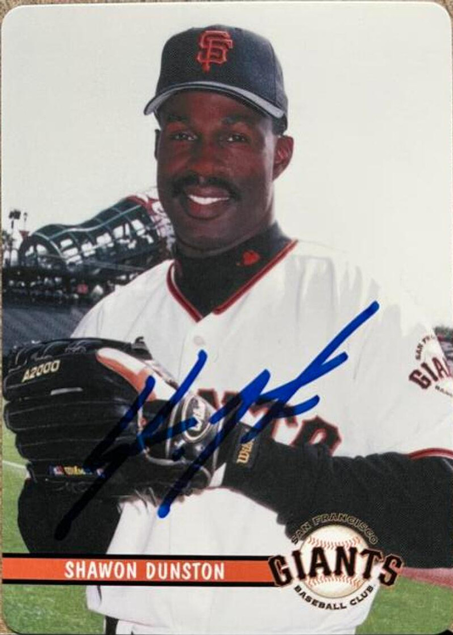 Shawon Dunston Autographed 2001 Keebler San Francisco Giants #18 - Under  the Radar Sports