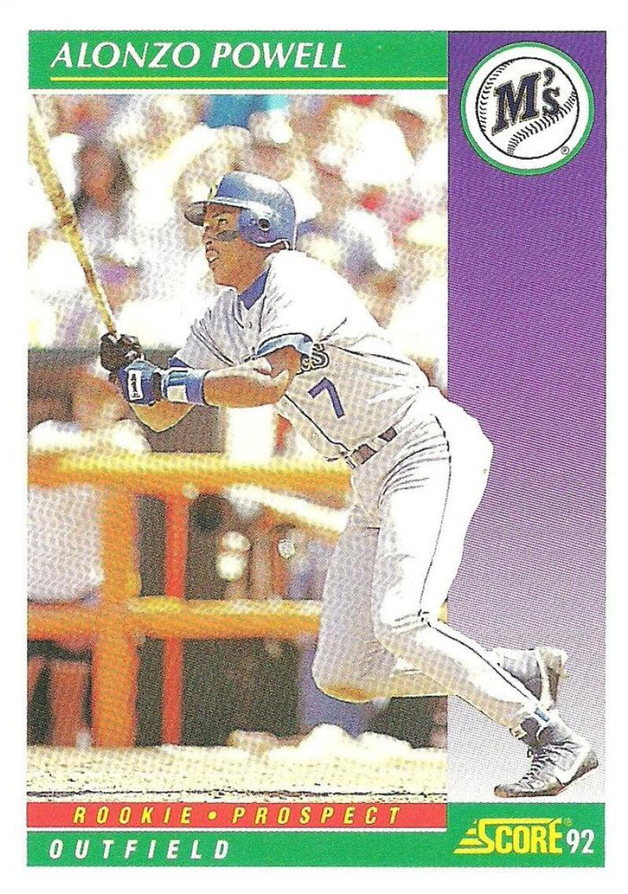 1992 Donruss #213 Alonzo Powell VG Seattle Mariners - Under the Radar Sports