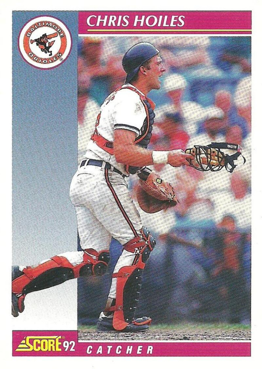 1992 Fleer #9 Chris Hoiles VG Baltimore Orioles - Under the Radar