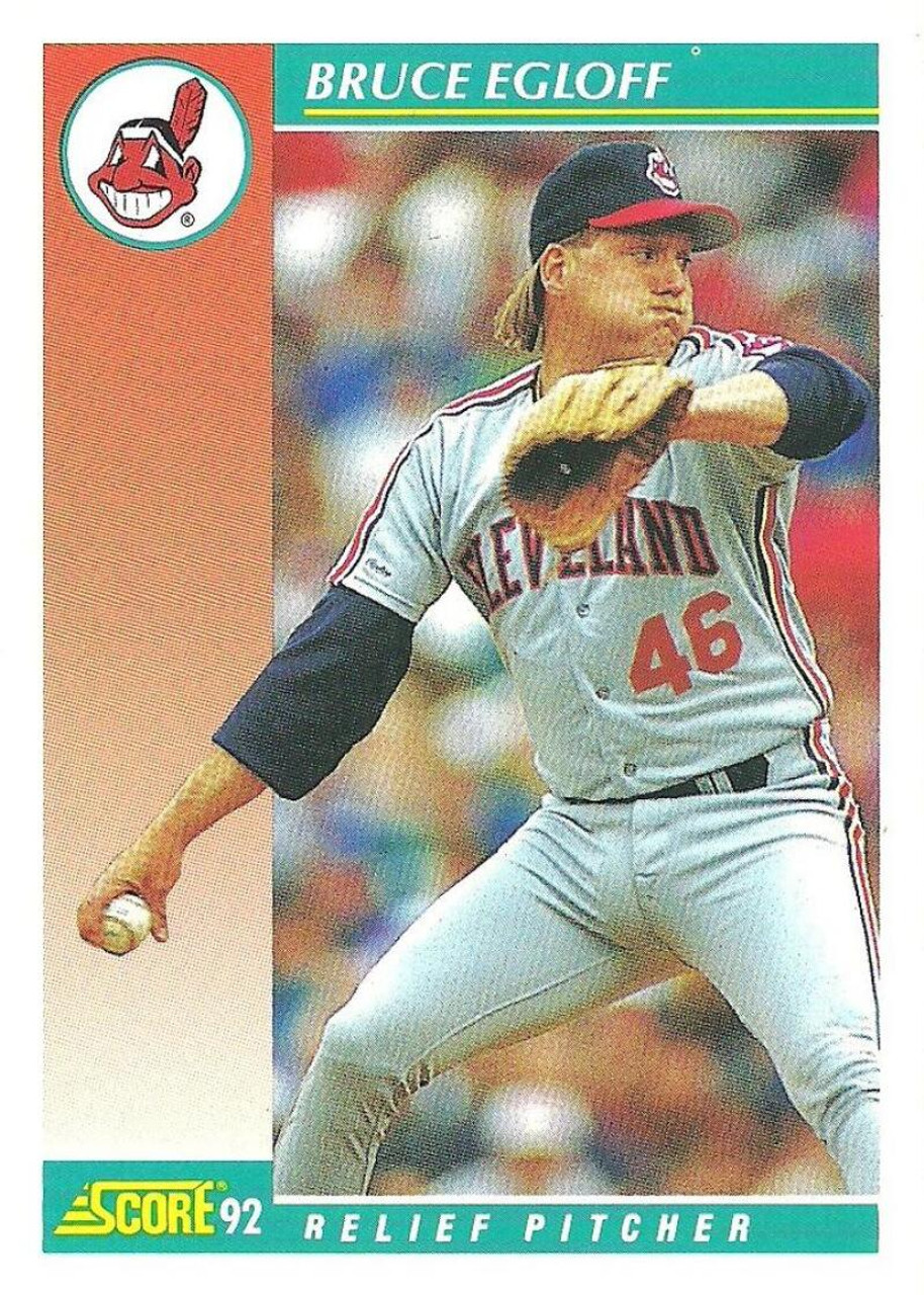 1992 Score #547 Jesse Orosco VG Cleveland Indians - Under the