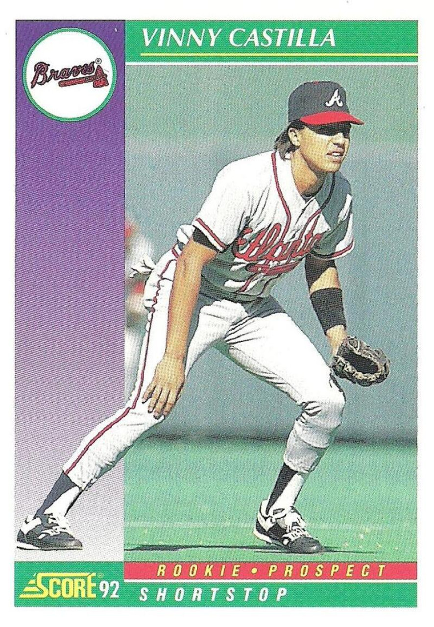 1992 Score #860 Vinny Castilla VG RC Rookie Atlanta Braves - Under the  Radar Sports