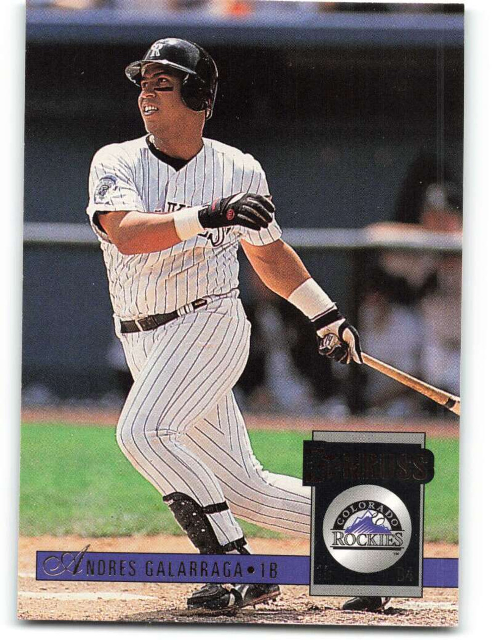 Andres Galarraga Signed 1996 Topps Baseball Card - Colorado