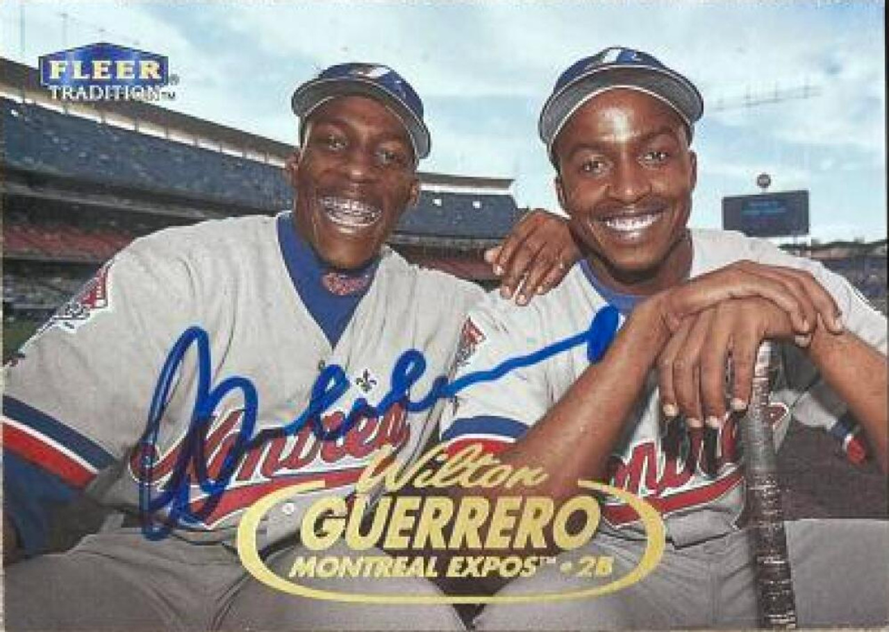 Vladimir Guerrero Autographed Expos 1999 Pacific Baseball Card