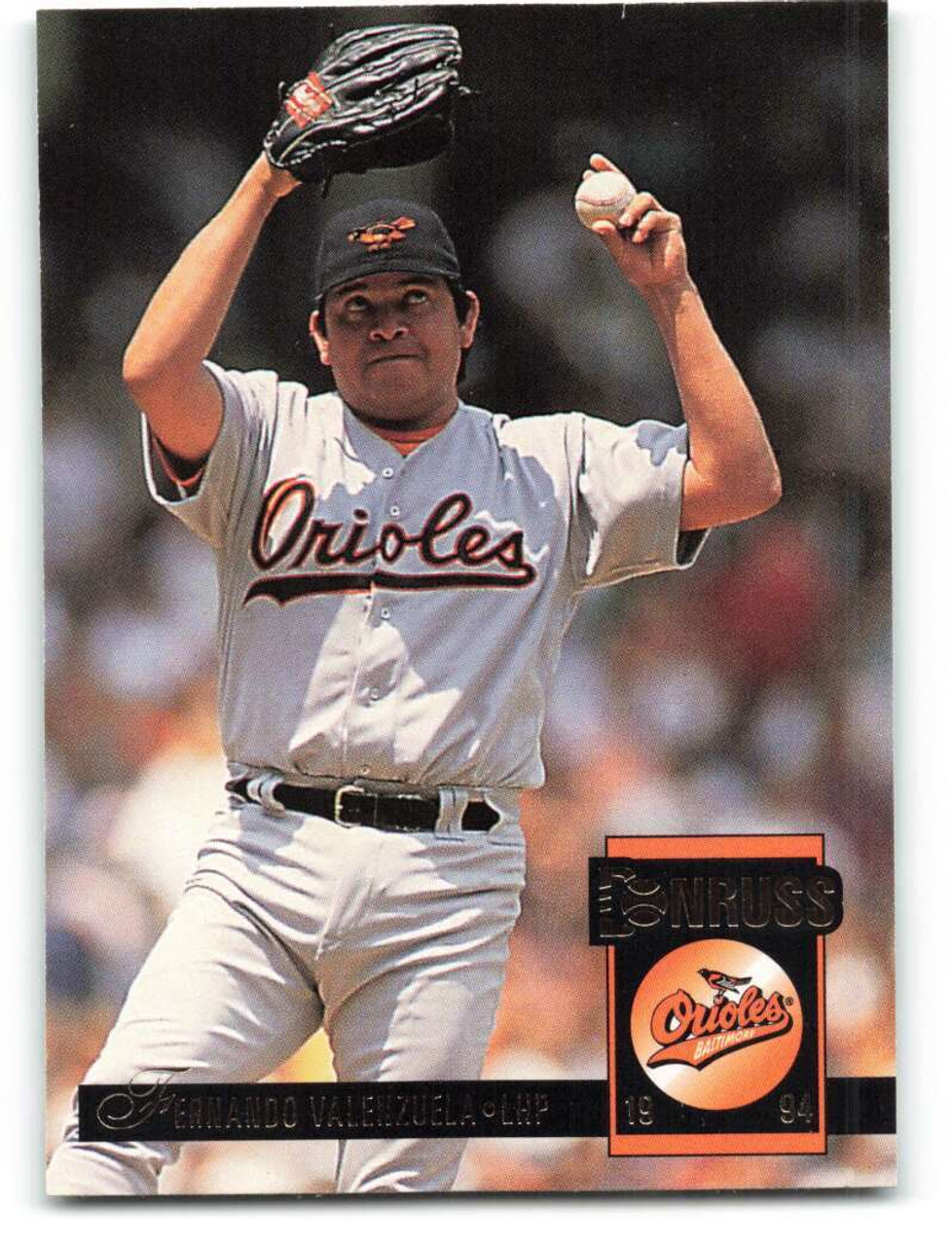 1993 Upper Deck #550 Fernando Valenzuela VG Baltimore Orioles