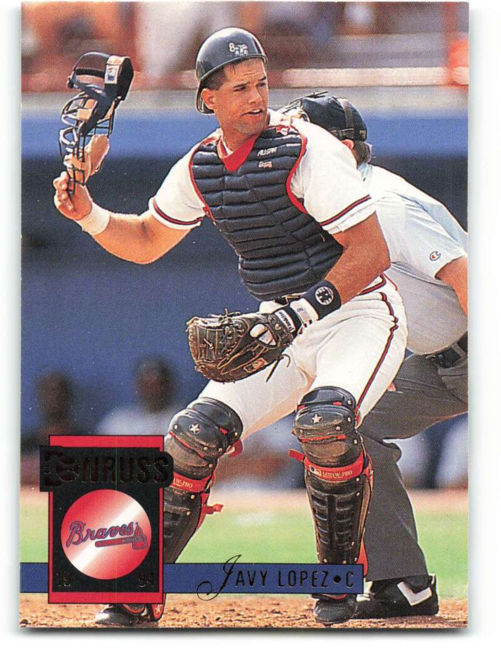 1994 Donruss #613 Javy Lopez VG Atlanta Braves - Under the Radar Sports