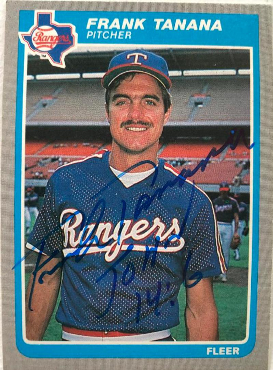 1985 Fleer #570 Frank Tanana VG Texas Rangers