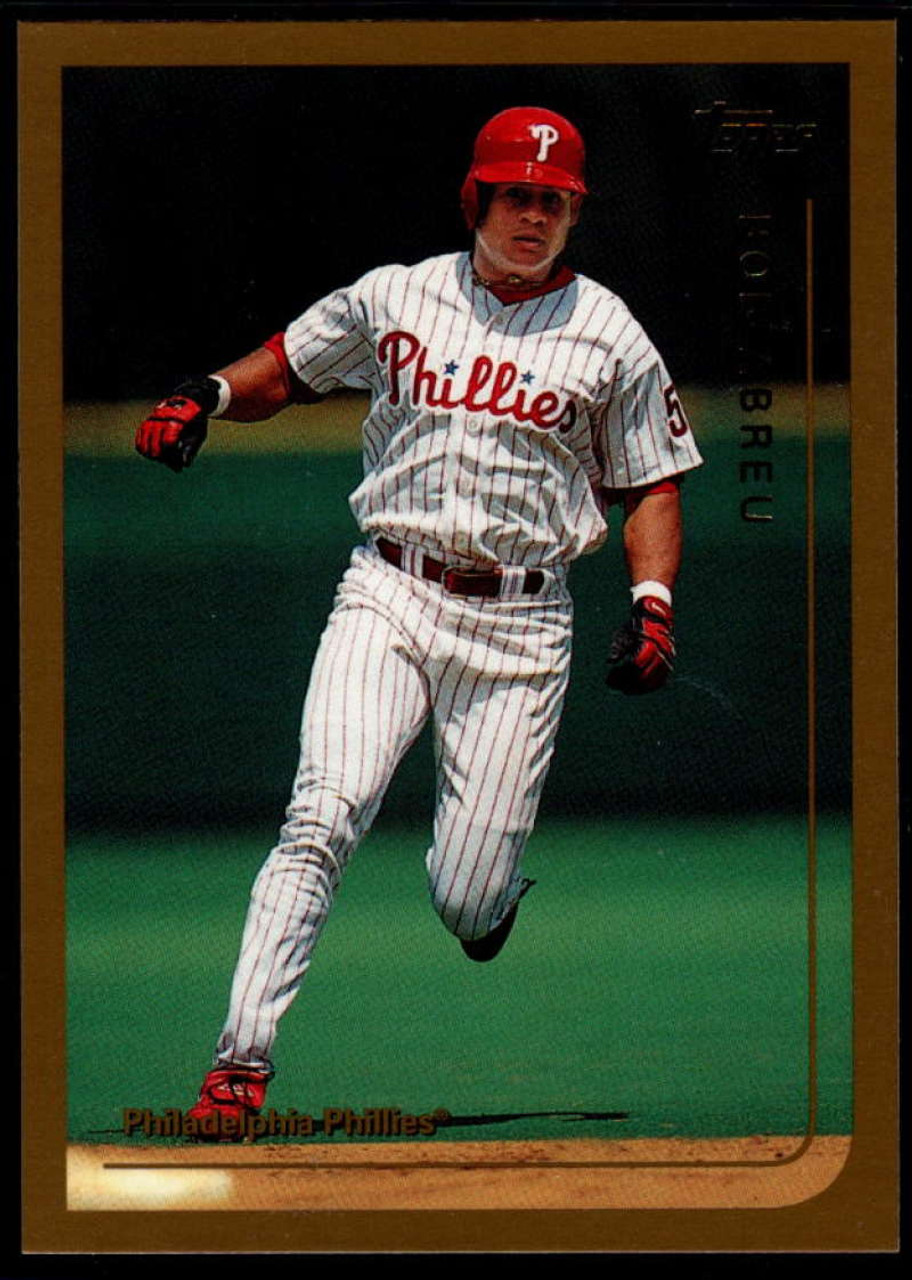SOLD 2952 Bobby Abreu 1999 Philadelphia Phillies Magazine Program