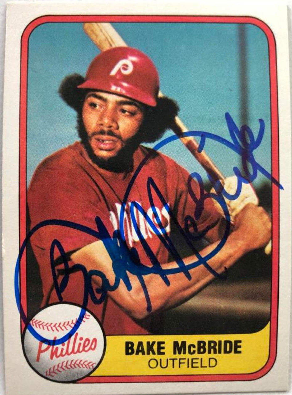 Bake McBride Autographed 1981 Fleer #9 - Under the Radar Sports