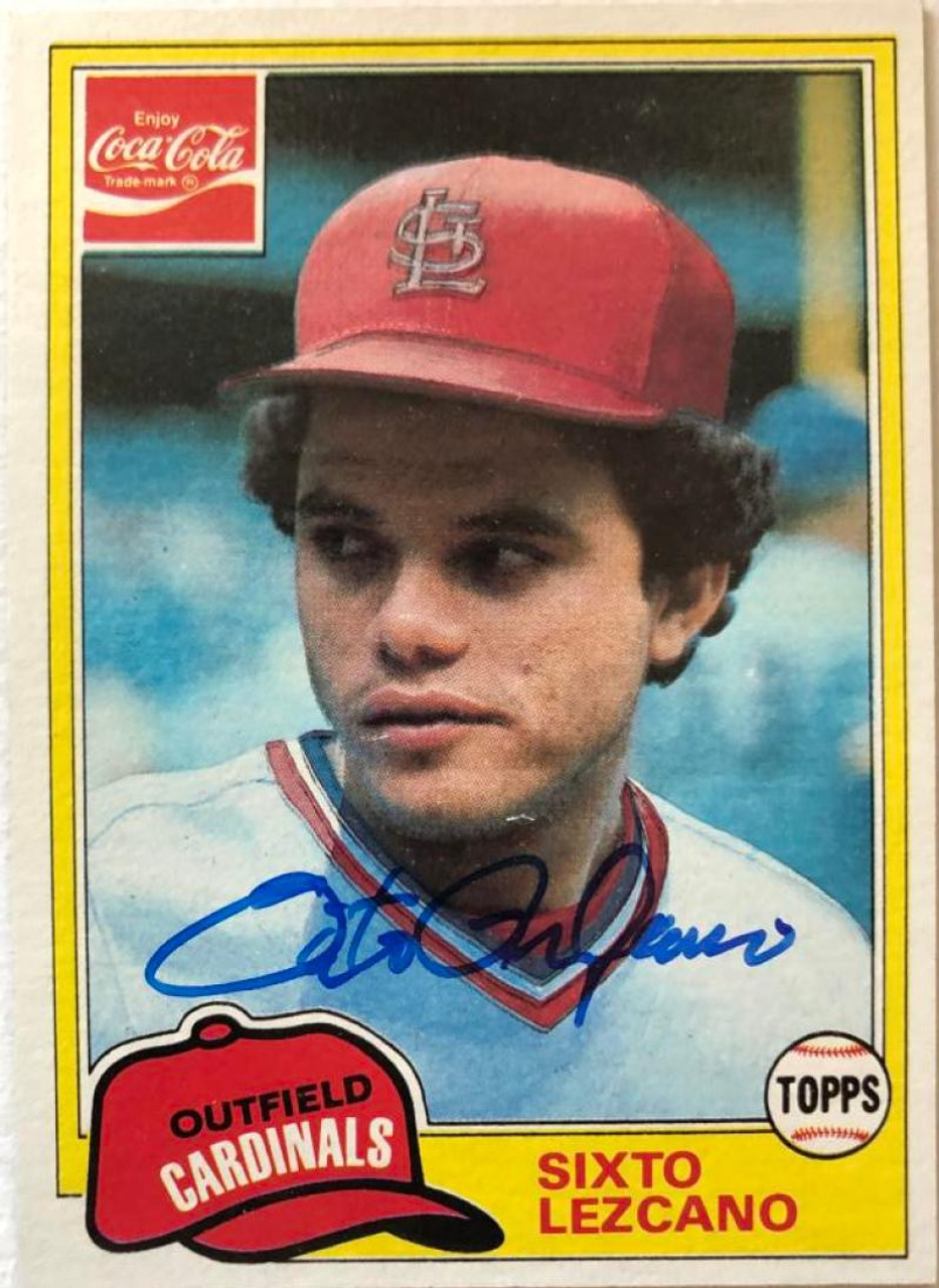 1981 Topps & Topps Traded Sixto Lezcano